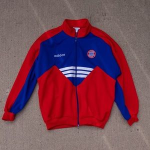 RARE VINTAGE Adidas Bayern Munich Jacket 1993-1995 Track Jacket Size L